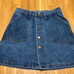 Denim skirt